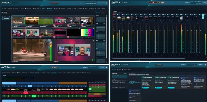 Grass Valley lleva su nuevo entorno de producción en directo Avora a aplicaciones corporativas y AV