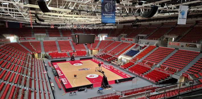 El pabellón Príncipe Felipe de Zaragoza renueva su sistema de sonido con Audiocenter